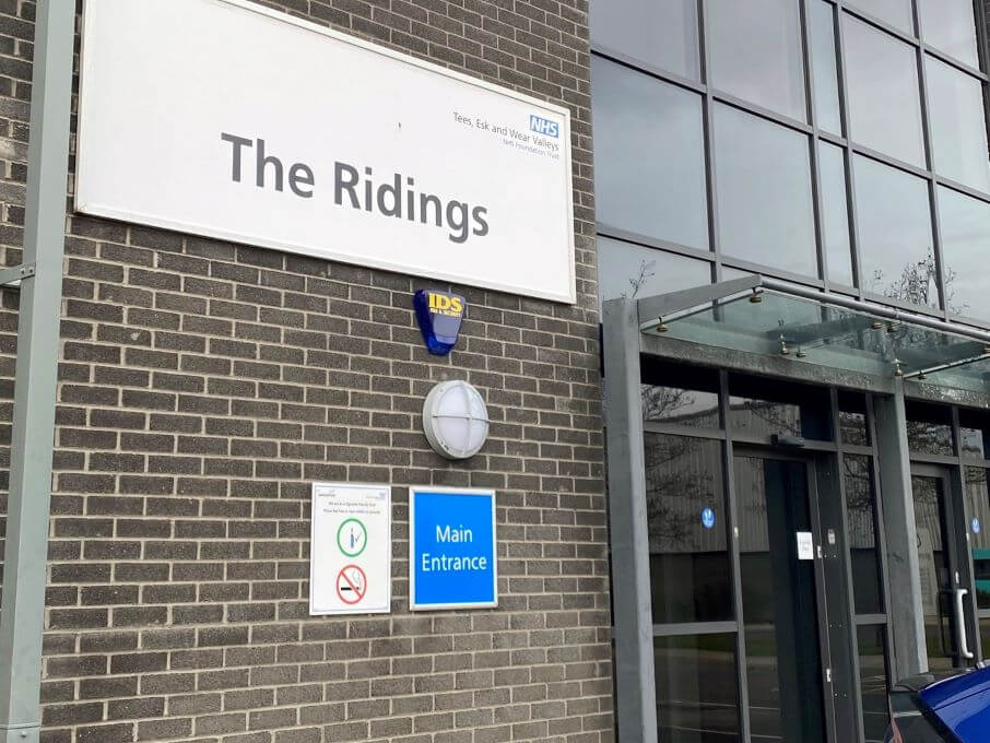 The Ridings Exterior and sign