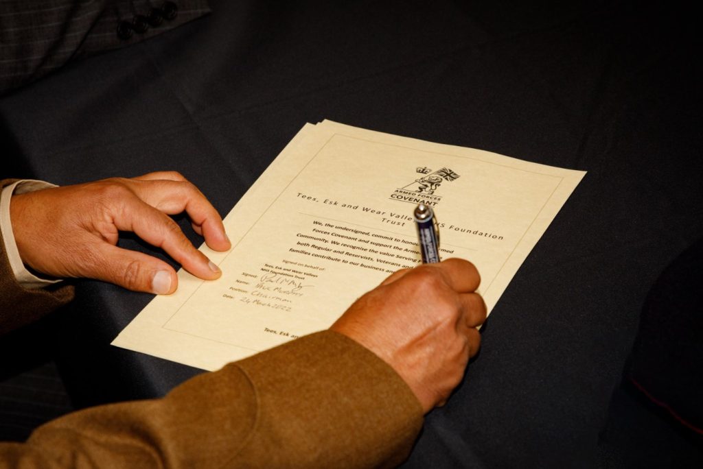signing the armed forces covenant
