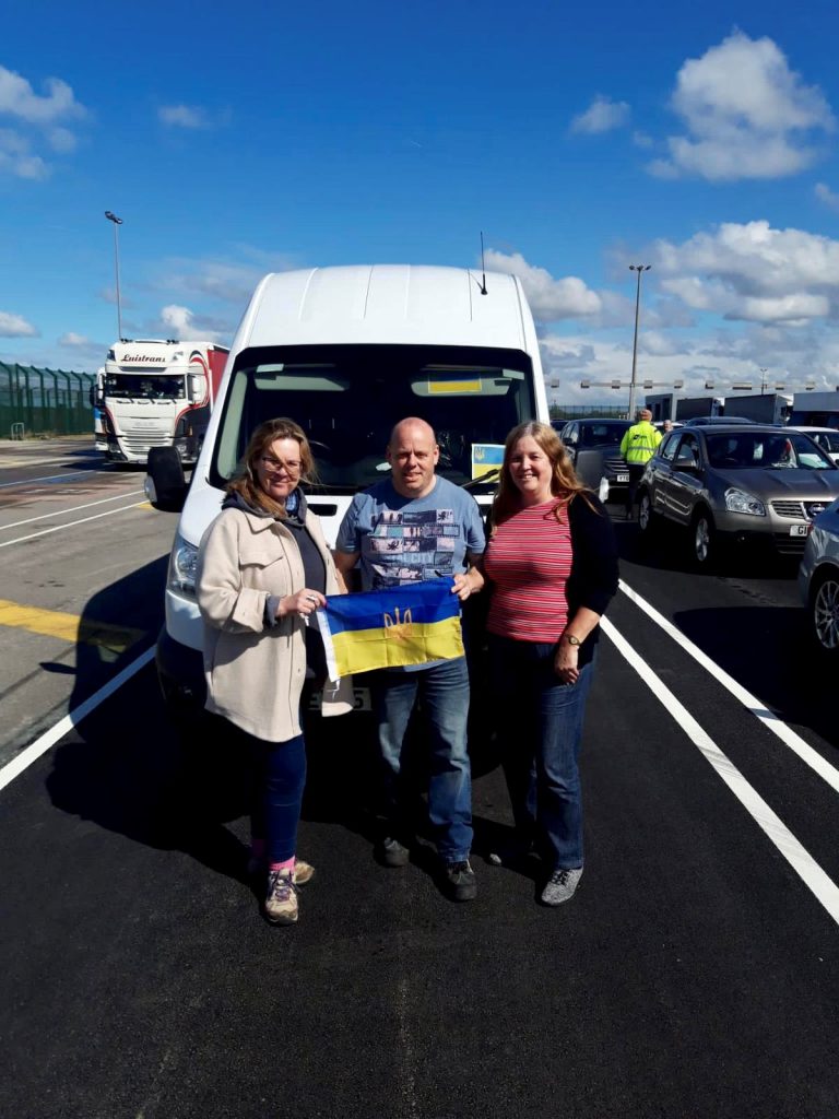 From left to right Teri Sanders, John Venables and Angela Harrison. John and Angela are part of Communitea in Selby