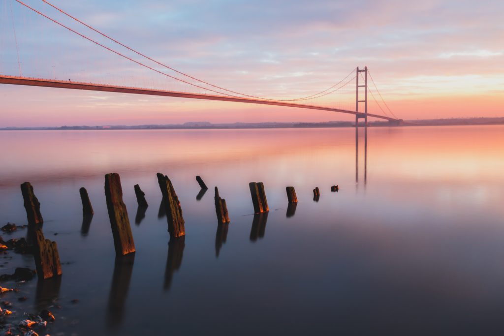 A shot of the Humber Bridge by James which has been chosen for a charity calendar