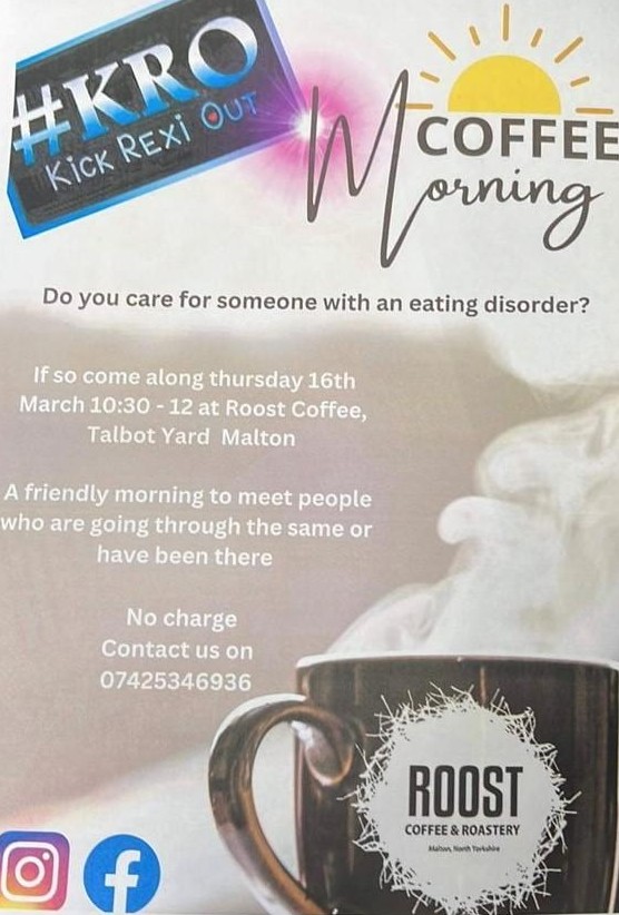 Rexi coffee morning poster