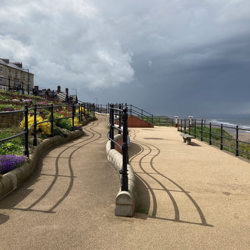 Wiggly path at Saltburn