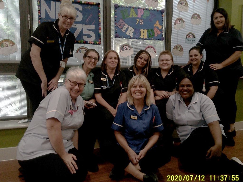 NHS75 celebrations with TEWV staff