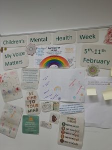 North Durham CAMHS inspirational drawings and quotes for Children's Mental Health Week 2024