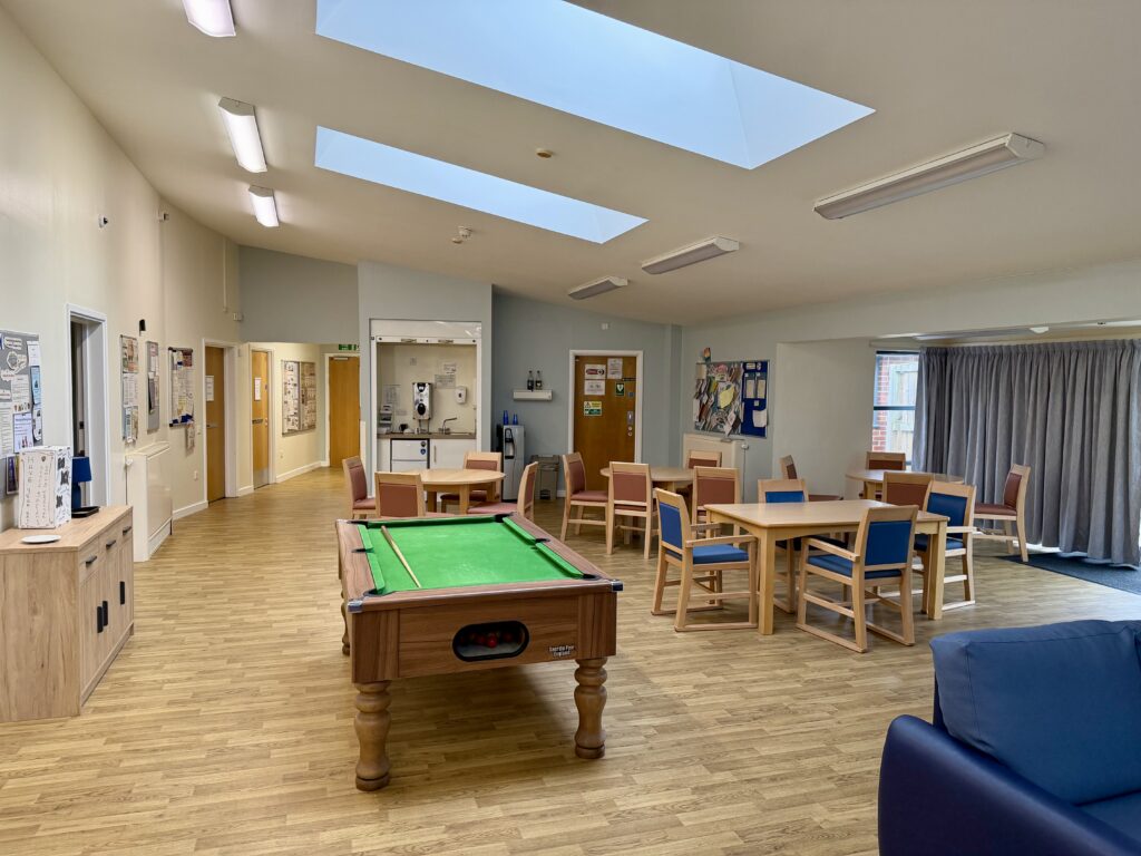 Dining area at Lustrum Vale