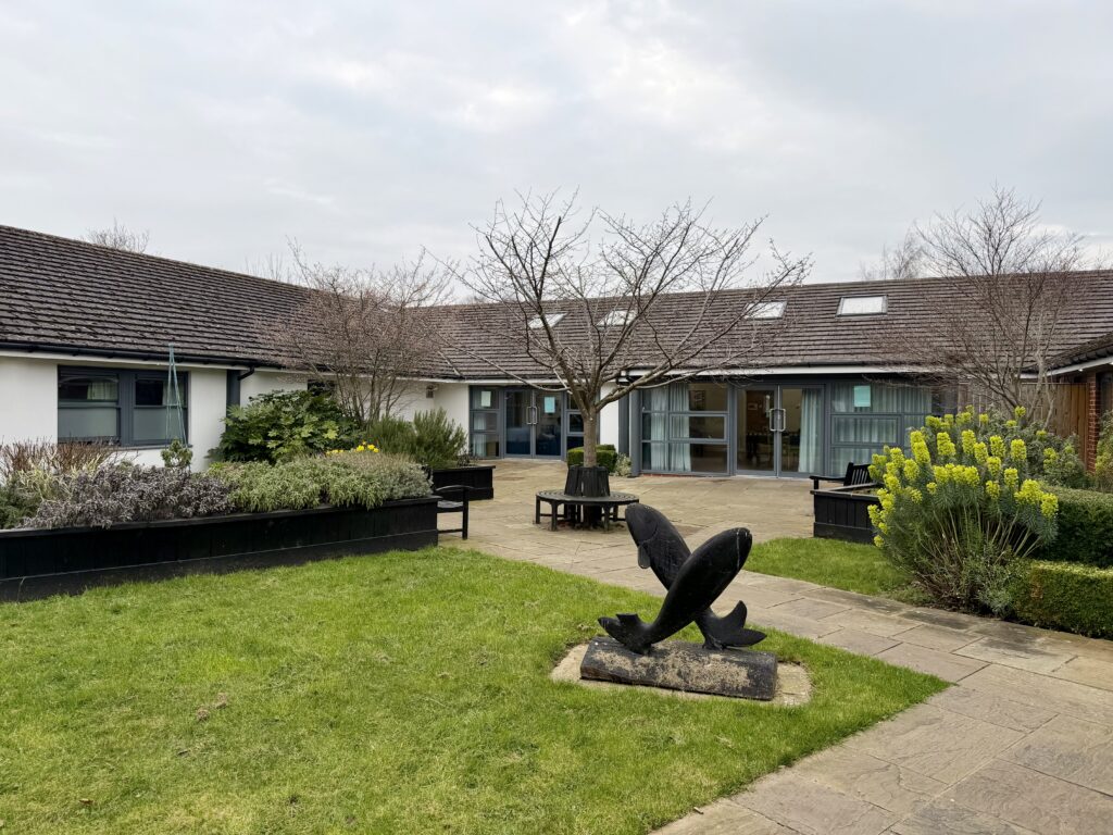 Outdoor space at Lustrum Vale