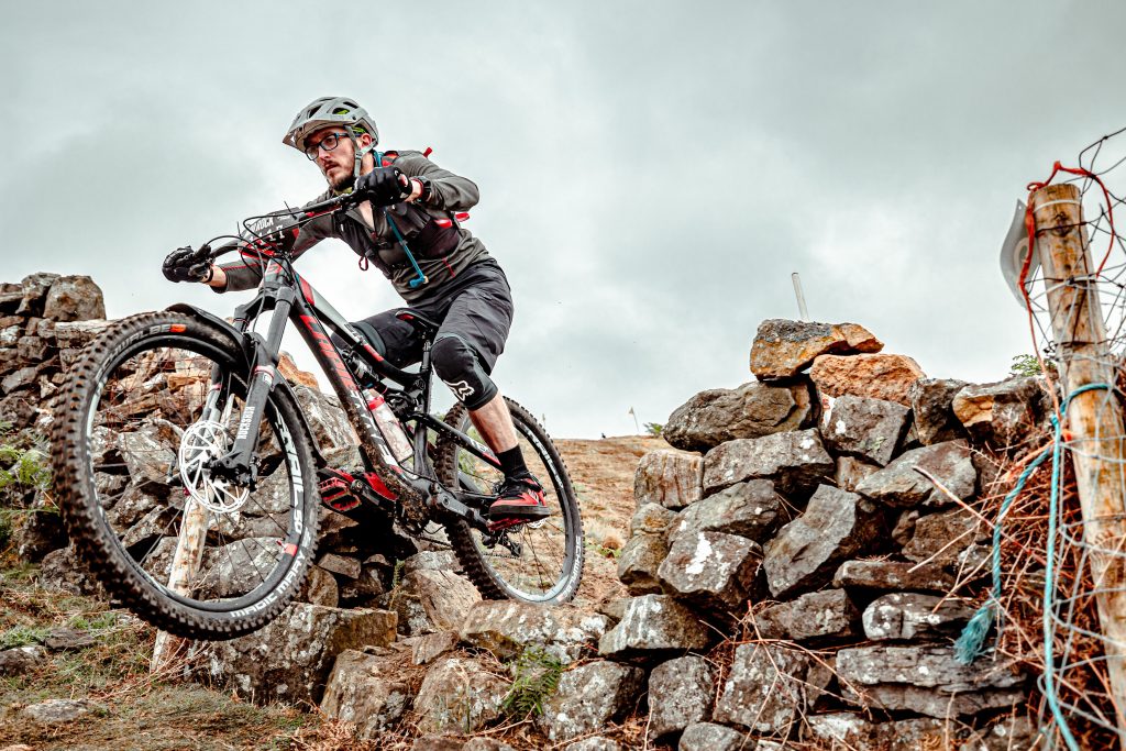 James out on his bike