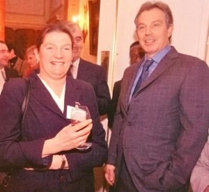 Roma Tate and Tony Blair