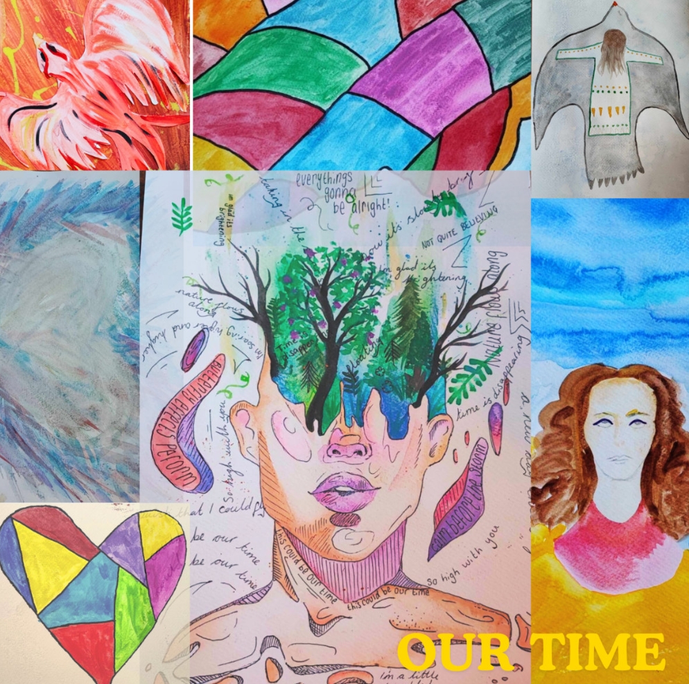 Artwork cover - different images made by patients