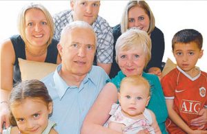 Darryl and his family in happier times