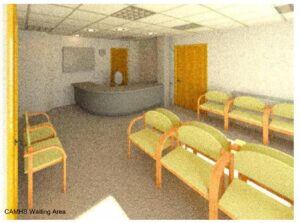 An idea of what the CAMHS waiting area might look like