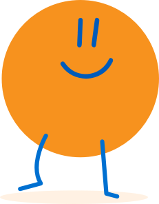 Smiling Orange CAMHS Character