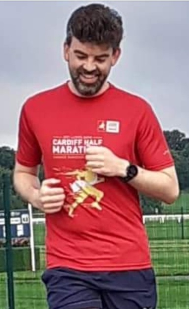 Dr James Sampford running