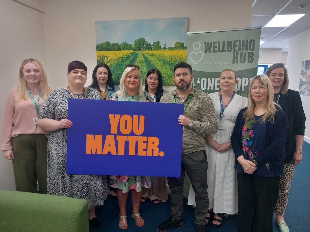 Stockton Wellbeing Hub team