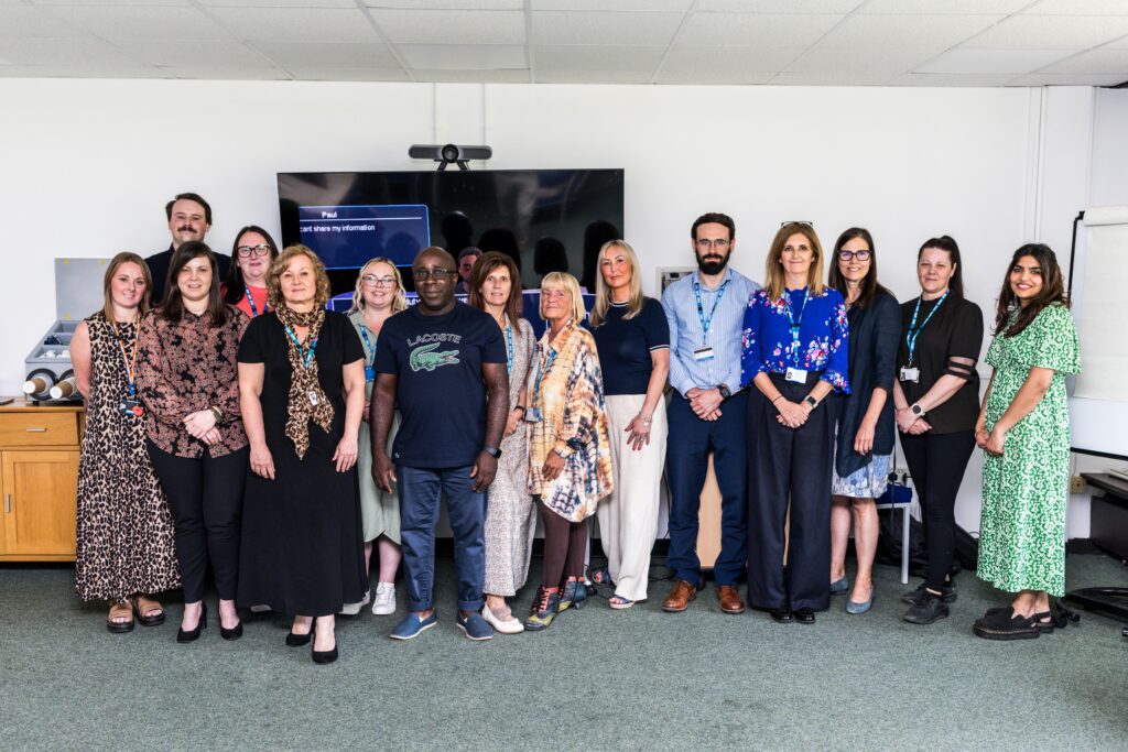 a photograph of the AR crisis training simulator team