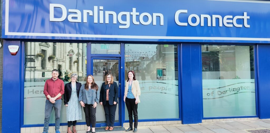 picture of the outside of Darlington Connect