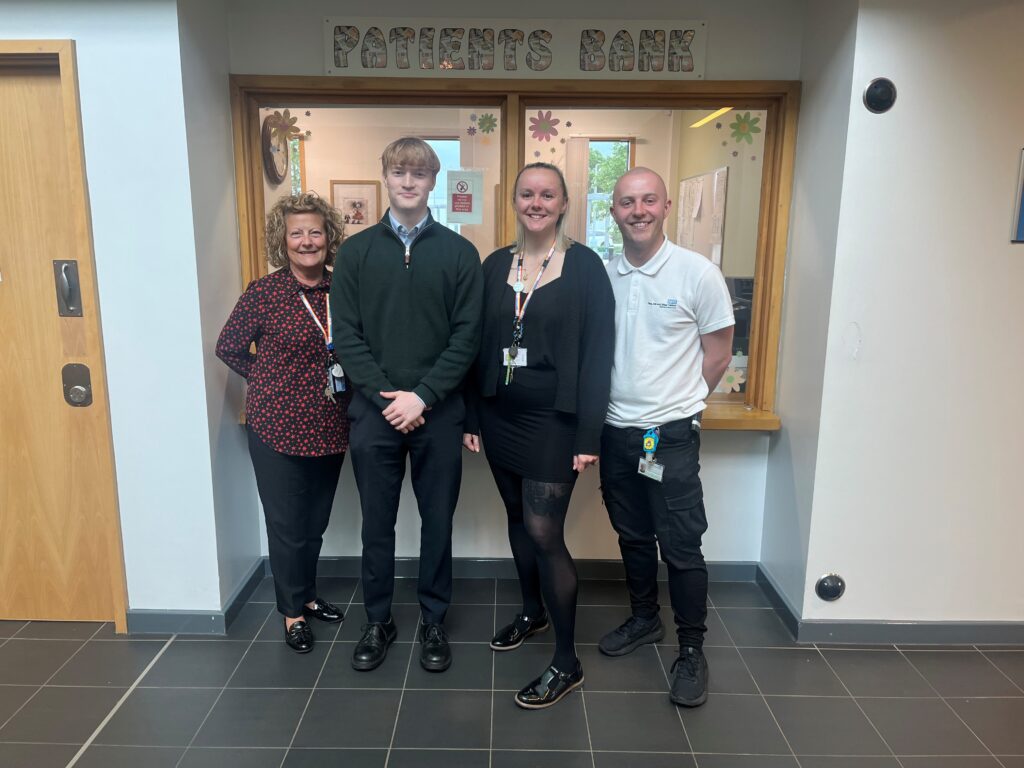 Finance staff from the Patients Bank