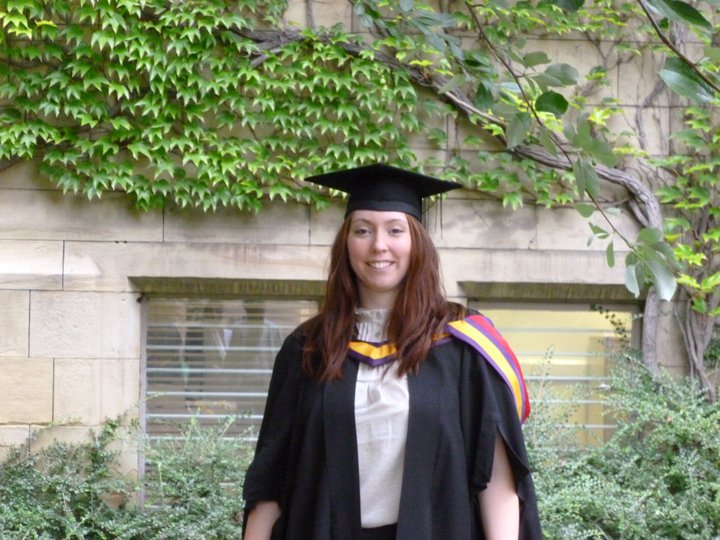 Dr Helen Spencer on graduation day