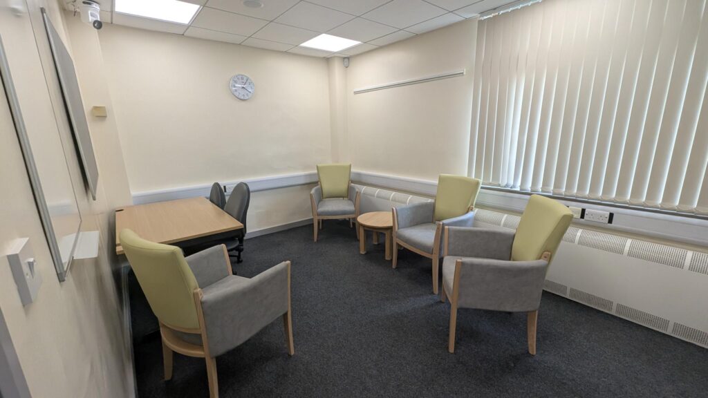 Clinical room in the Simulation Suite