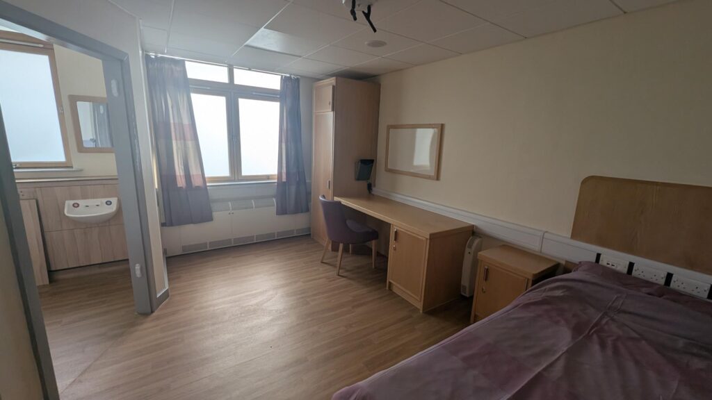 Bedroom in the Simulation Suite