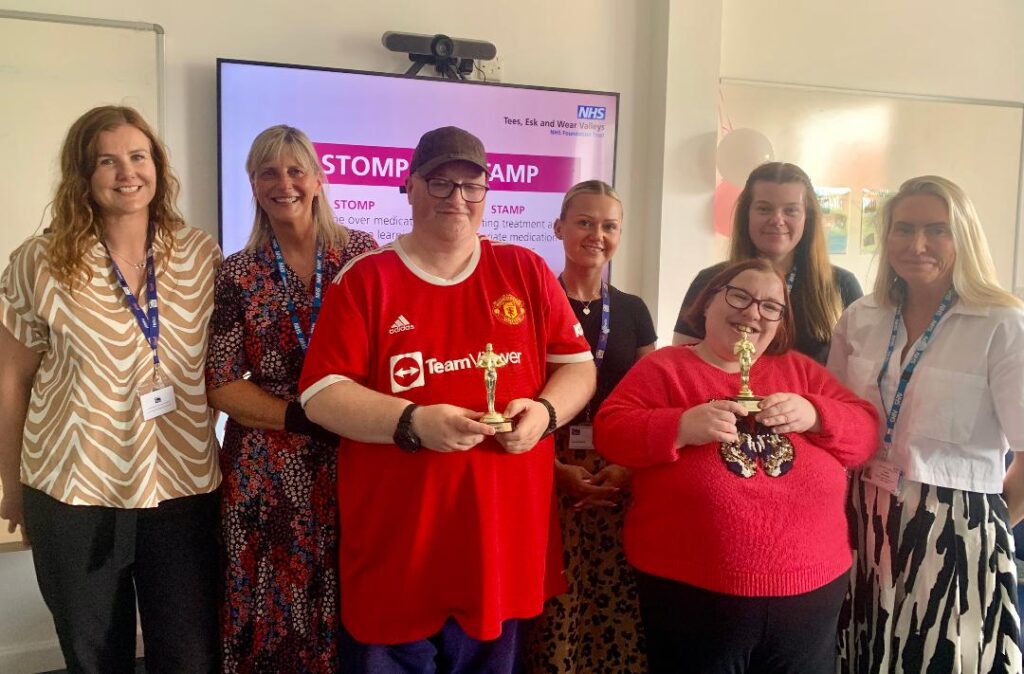The STOMP team with Anne-Marie and Barry.