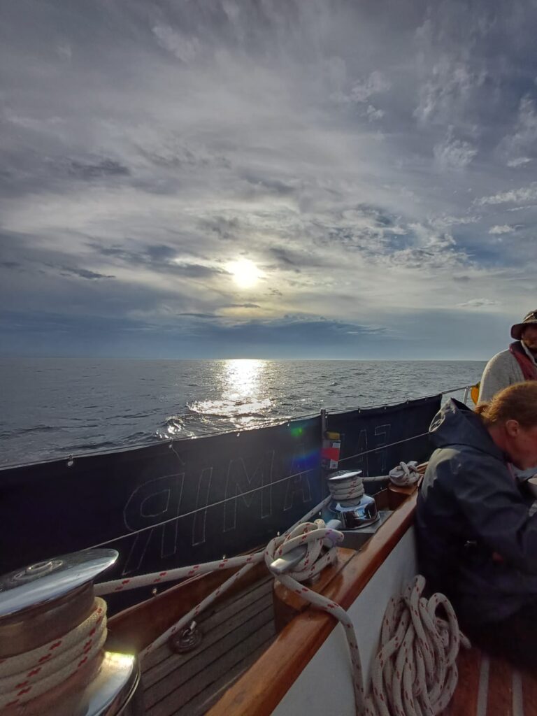 A photo of the sun shining on TEWV patients and staff as they take part in the Voyage to Recovery