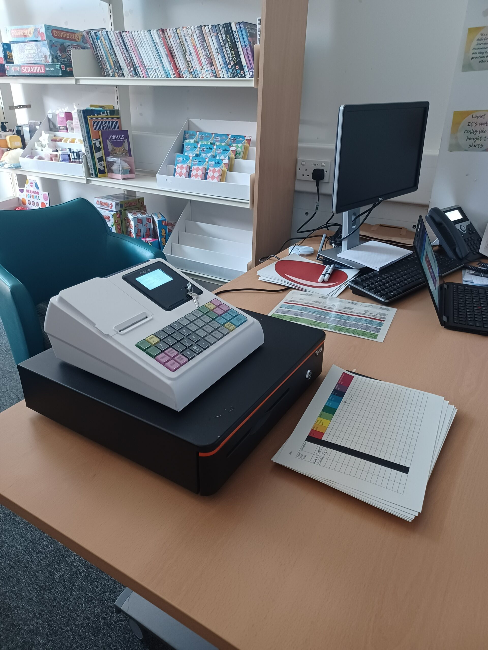 Borrow & Buy till counter