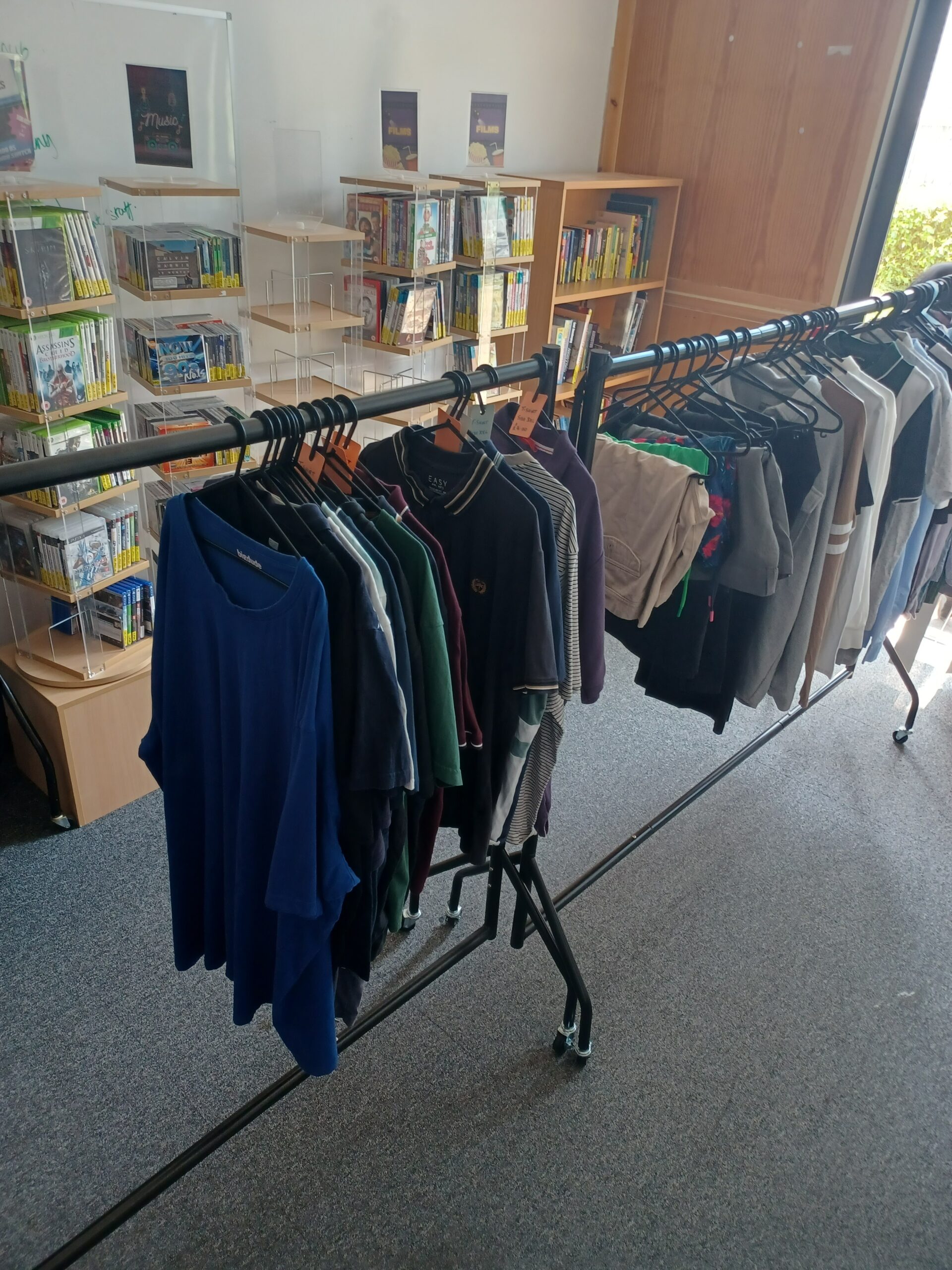 Rail of clothes