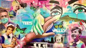 Nursing the Tees Valley exhibition visual