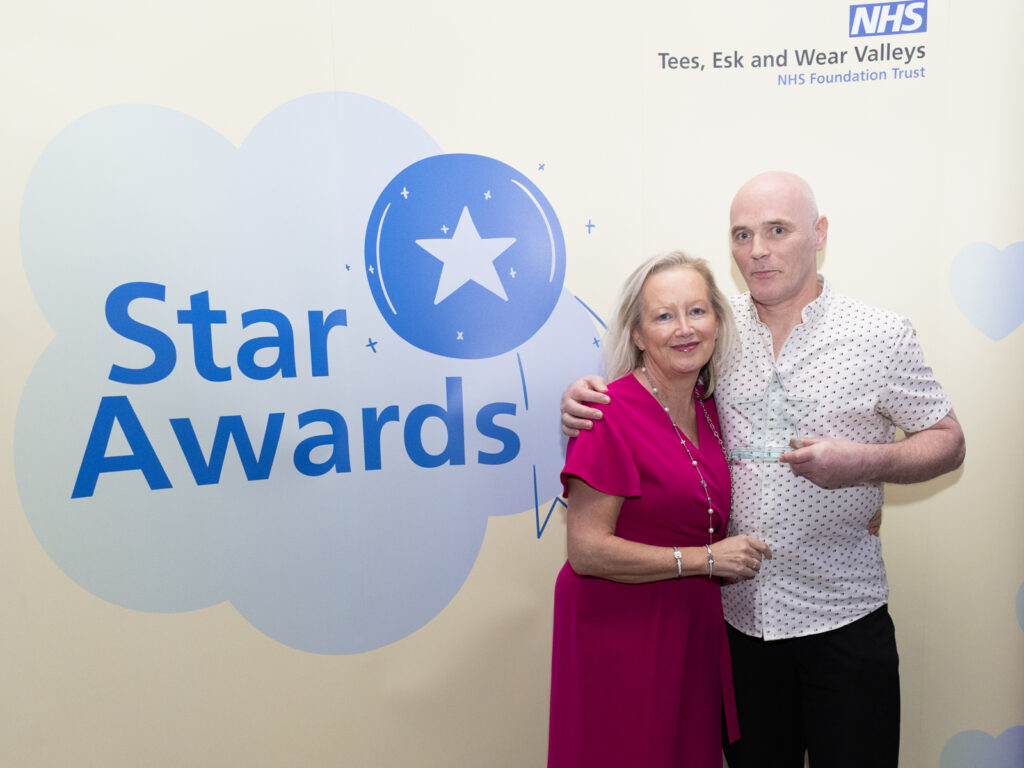 Lee Hartnell and chair Bev Reilly