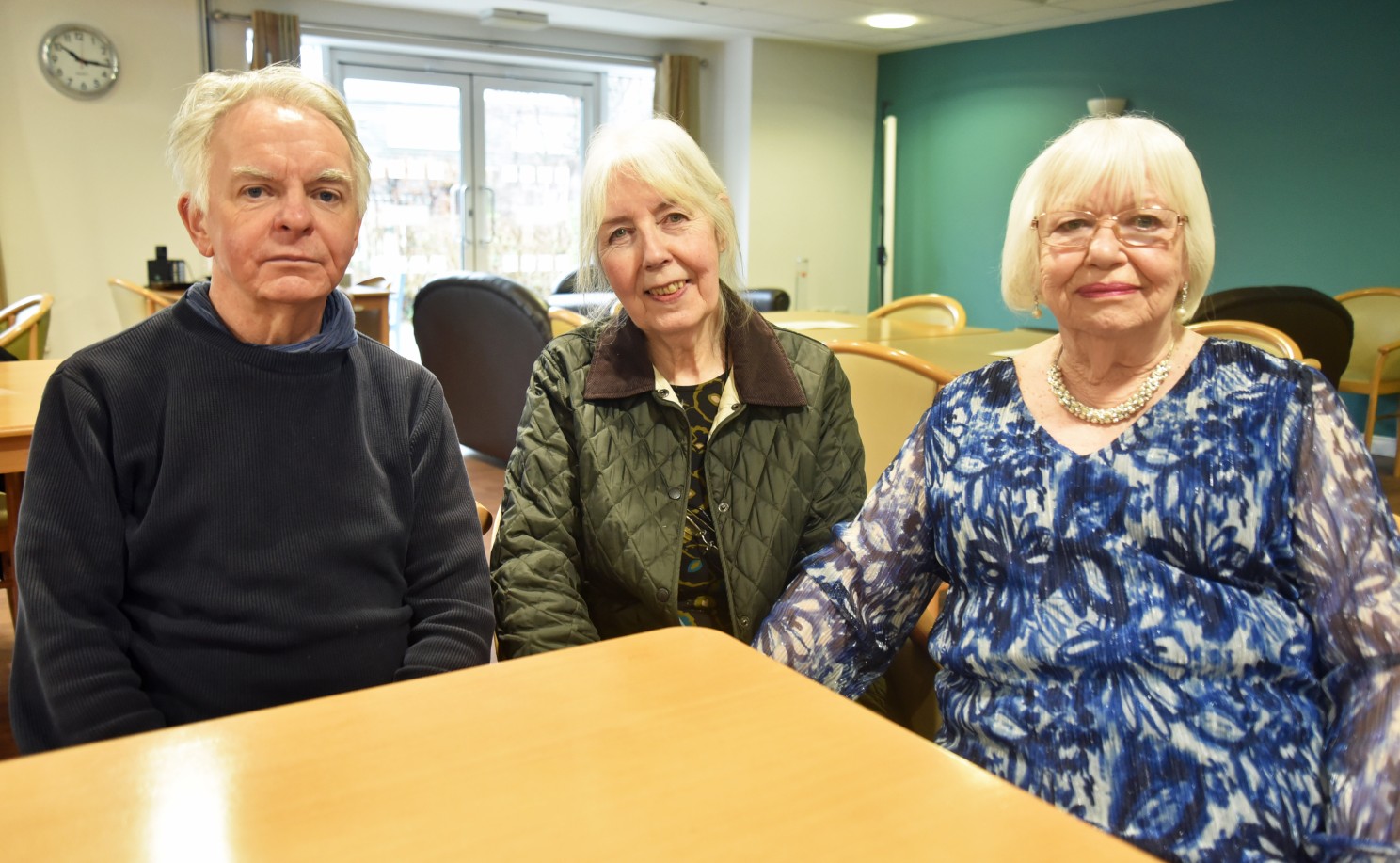 Family members from left to right: Gary Widdowfield, Judith Brown and Enid Brown.