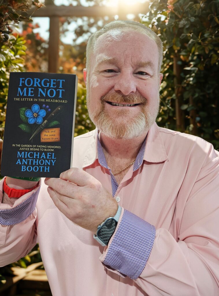 Michael Booth with his new crime novel