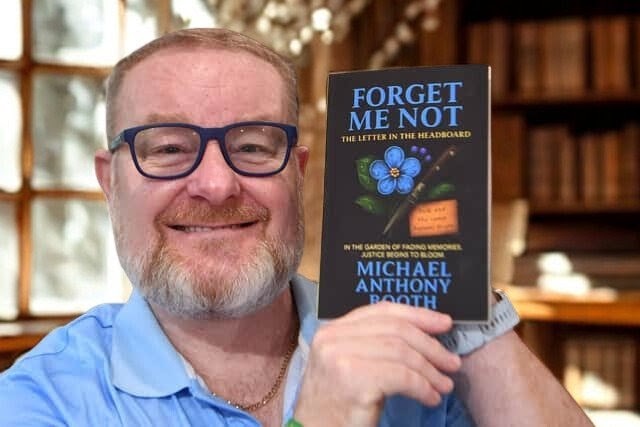 Michael Booth with his new novel