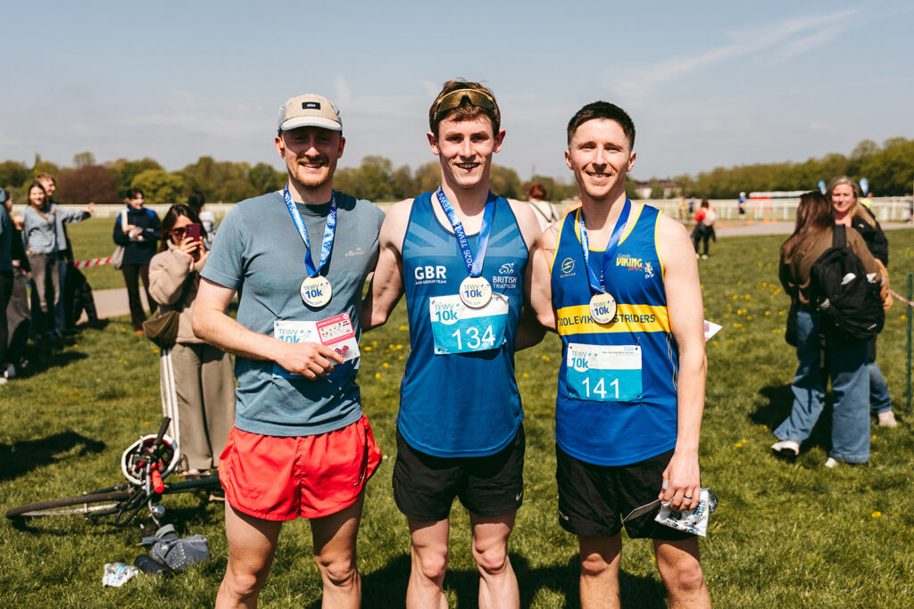 The finish line at the 2026 TEWV 10k
