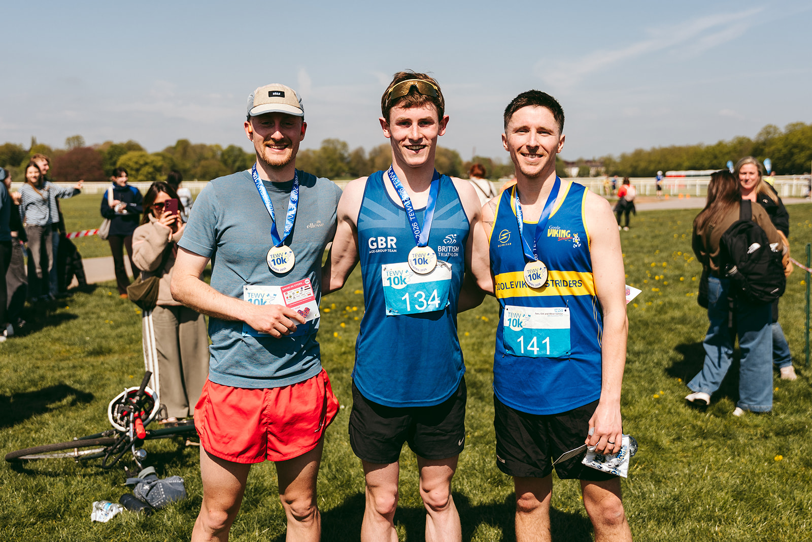 The finish line at the 2026 TEWV 10k