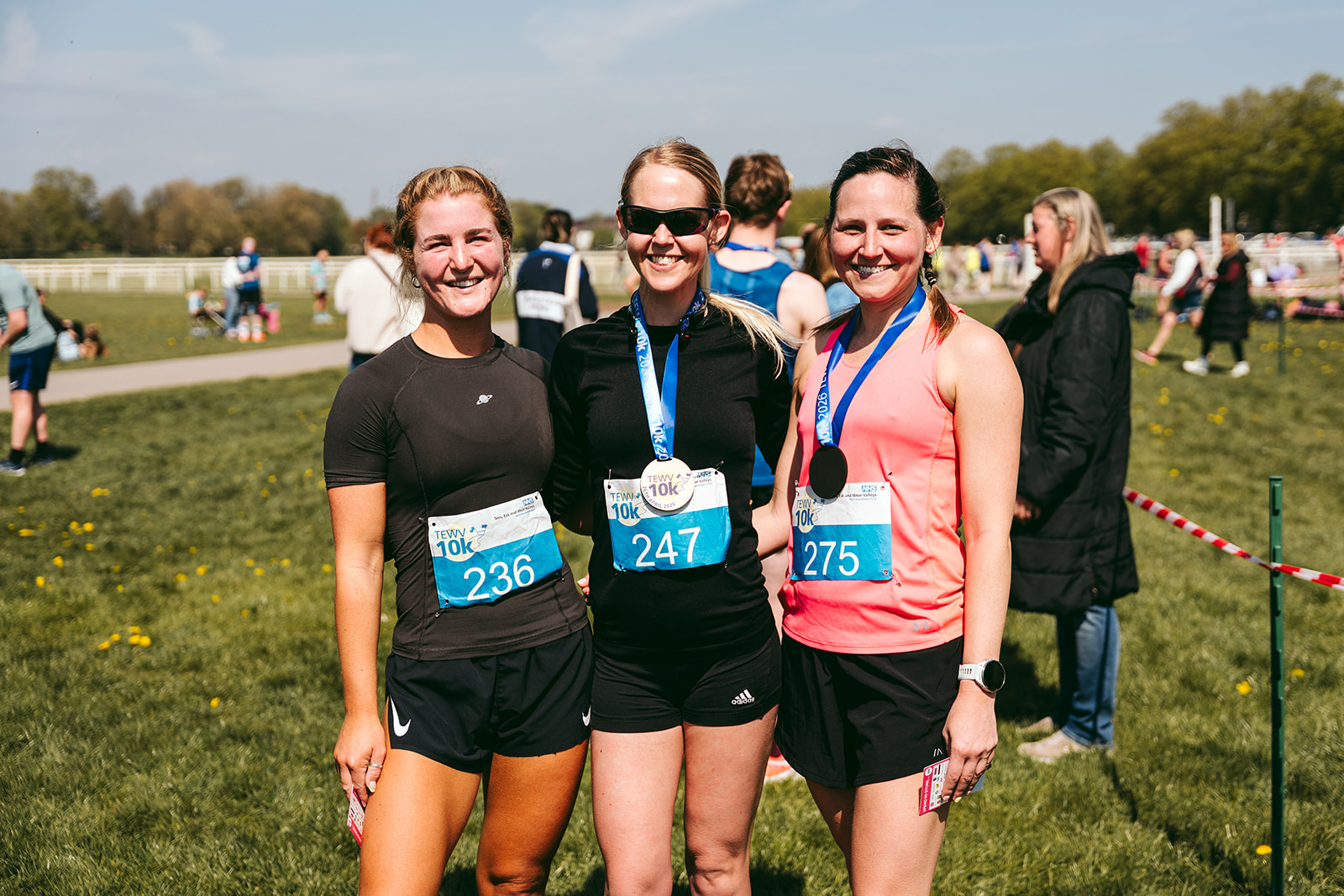 The finish line at the 2026 TEWV 10k