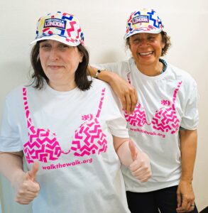 Louise and Lisa are raising money for charity with a sponsored walk.