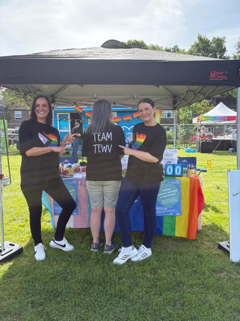 Our trust's stall at Durham Pride 2026