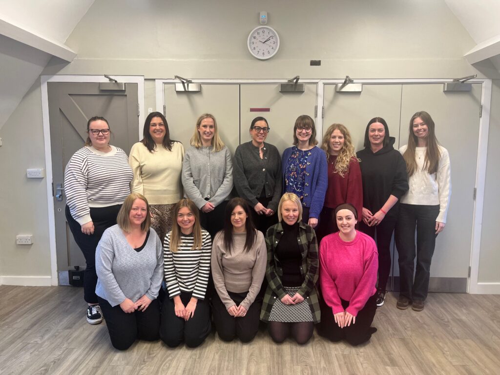 New education mental health practitioners joining the Wellbeing in Mind team at their induction.