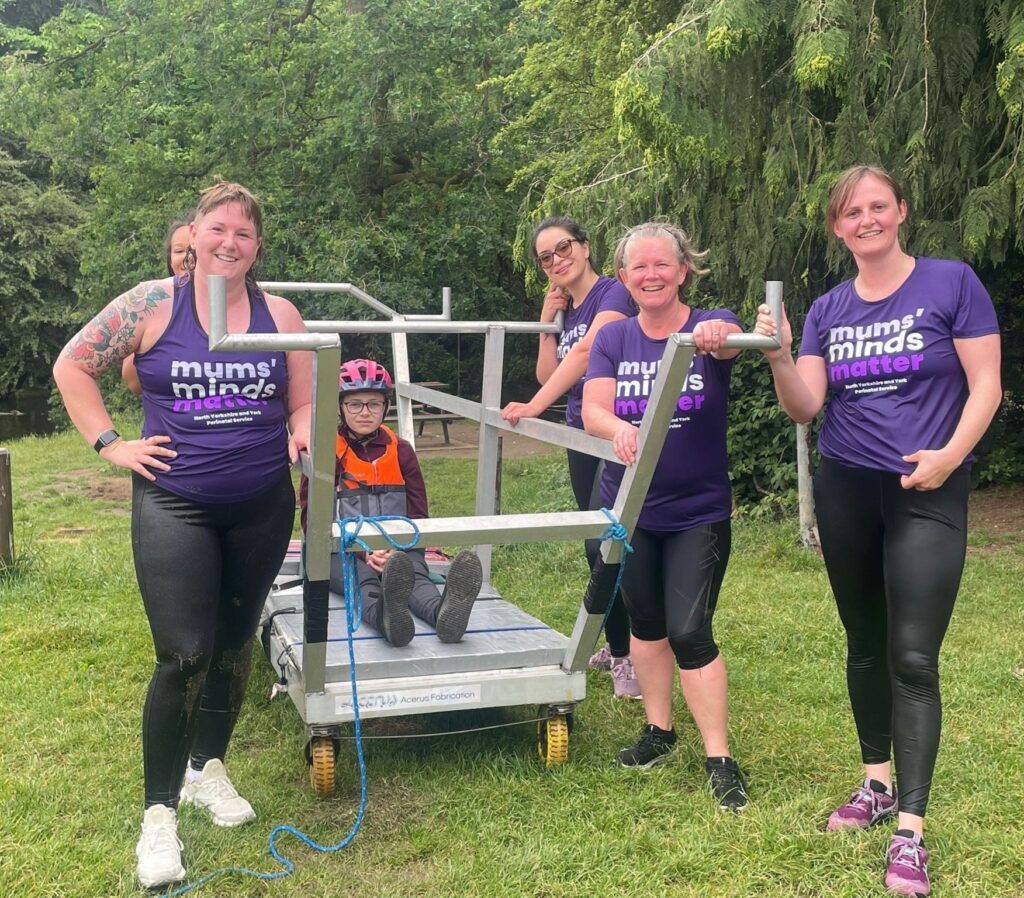 Great Knaresborough Bed Race team of NHS Perinatal Mental Health Clinicians