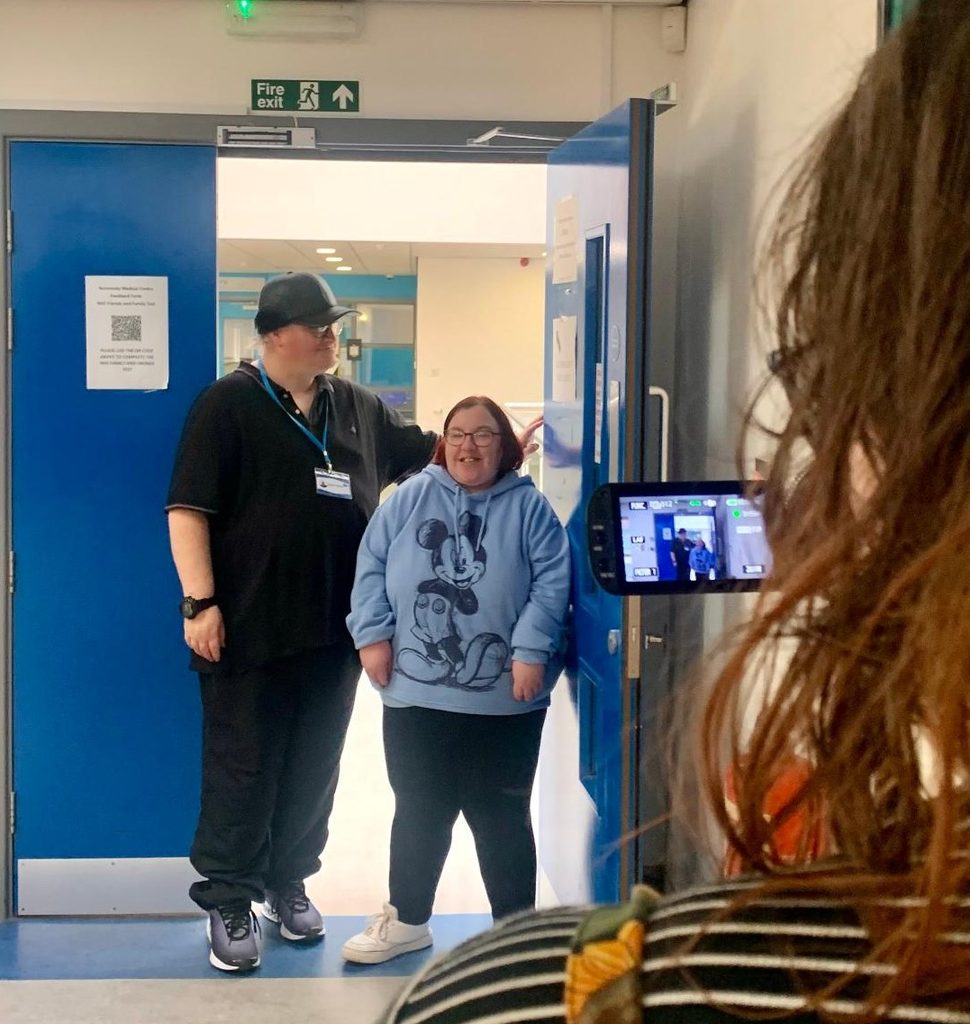 Barry and Ann Marie starring in a STOMP campaign video.