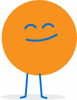 Orange CAMHS character