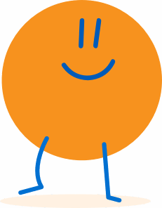 Smiling Orange CAMHS Character