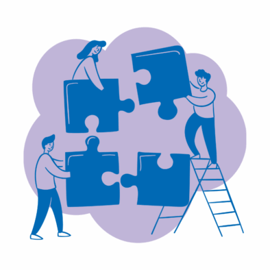 People working together illustration