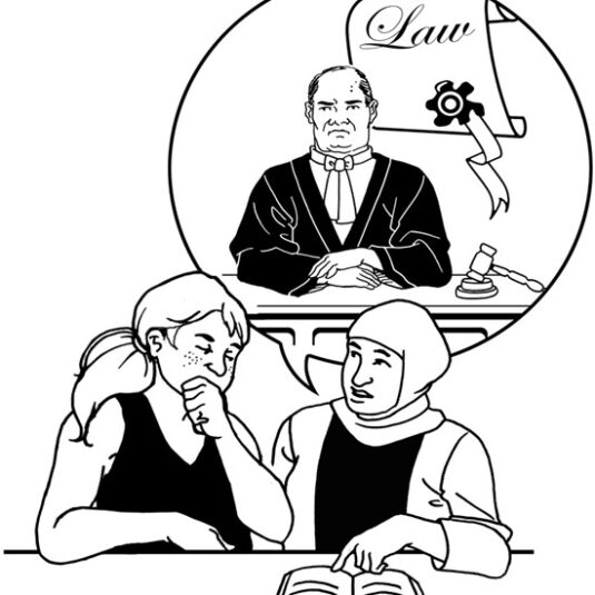 People in a court of law