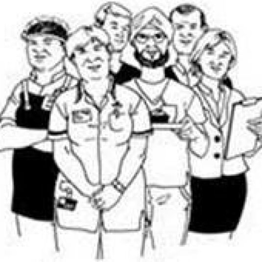 Group of health care professionals