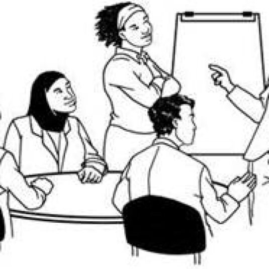 team working together