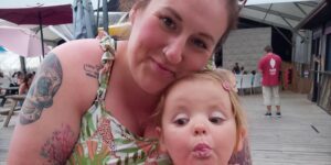 Sarah and her daughter Maeve