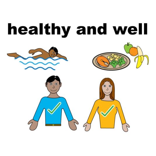 People making healthy choices