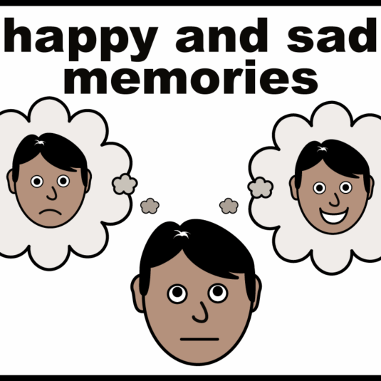 Happy and sad memories